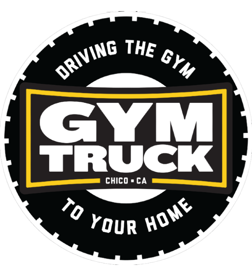 Gym Truck Chico Logo and Buy One Get One Free BOGO Promotion